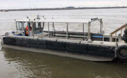 Barge aluminium 28 pieds